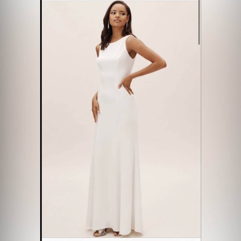 BHLDN Misty Wedding White Dress. Size 10